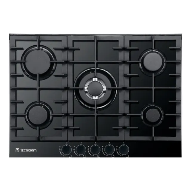Tope De Cocina A Gas Tecnolam 70cm De Perillas
