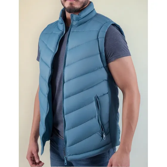 Chaleco Para Hombre Casual Básico Capitonado Tandera