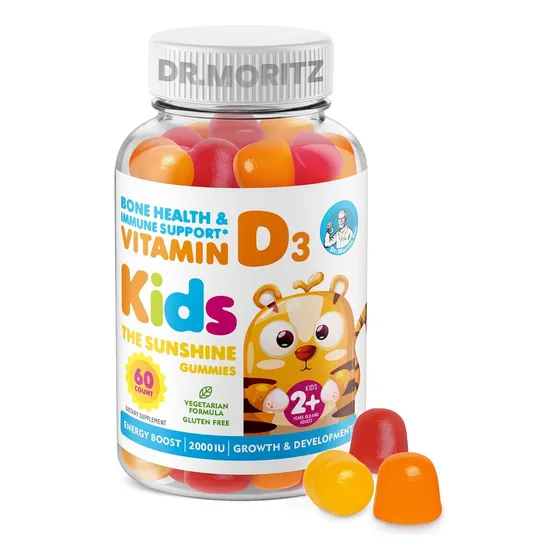Vitamina D3 Kids -  Moritz - 60 Gomitas - Made Usa
