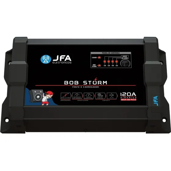 Fonte Carregador Automotivo Jfa Bob Storm 120a Bivolt