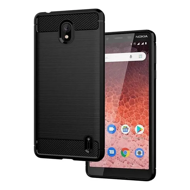 Carcasa Para Nokia Todos Los Modelos Acabado Fibra Carbono