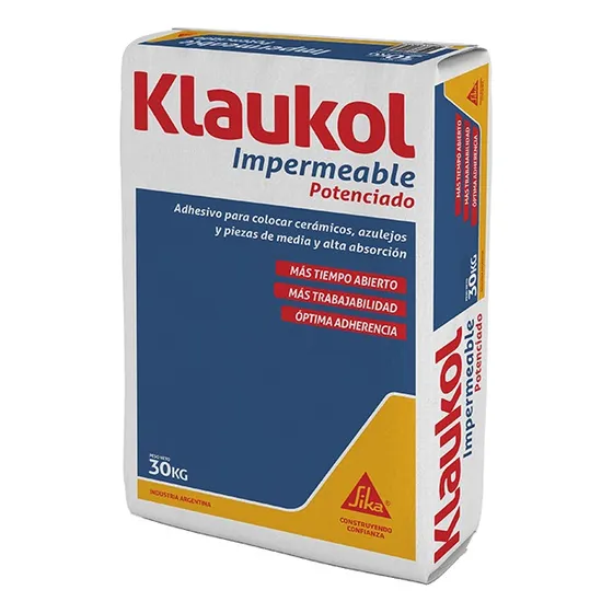 Klaukol Impermeable 30 Kg Pegamento Adhesivo Ceramicas