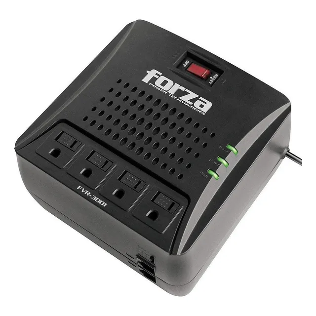 Forza Fvr-3002, Estabilizador 4 Tomas/3000va/1500w 220v 