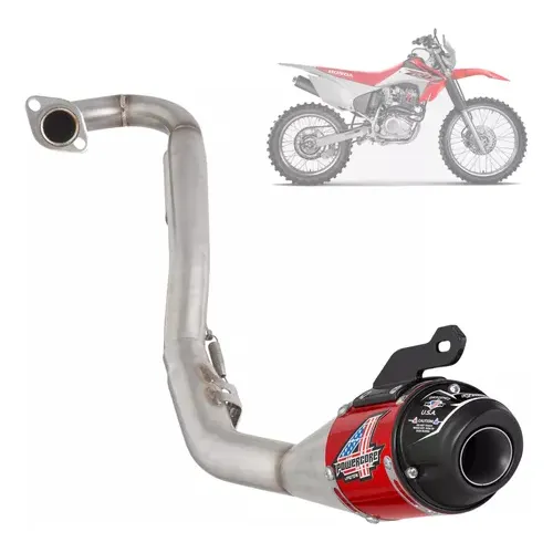 Escapamento Crf 230 Esportivo Completo Powercore 4 Off Road