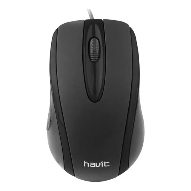 Mouse Raton Alambrico Hv-ms753 Havit Color Negro