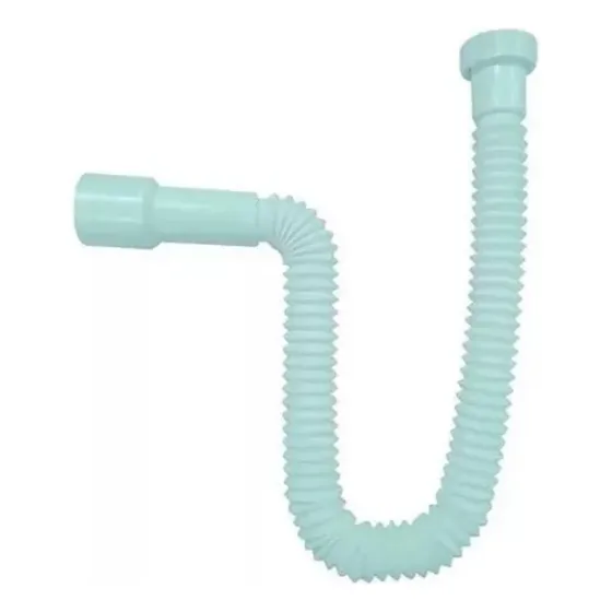 Sifon Extensible Tipo Acordeón Para Fregadero Individual Teq