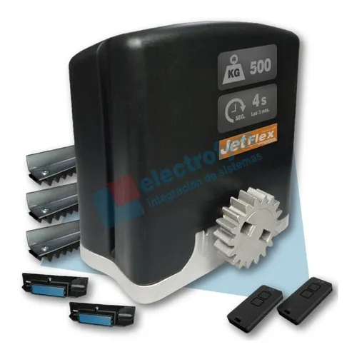 Motor Portón Corredizo Super Rápido Ppa Rio Jet Flex 500kg