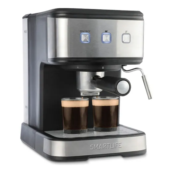 Cafetera Espresso Smartlife Sl-ec8501 Espumador Filtro Inox