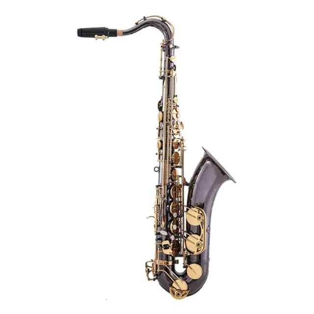 Saxofon Tenor Nuevo Niquelado Negro