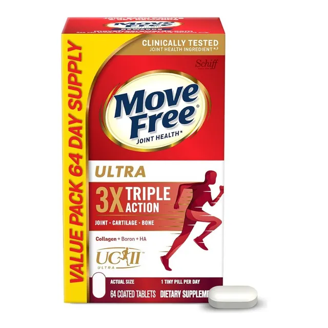 Move Free Ultra Suplemento Articular Colágeno Tipo Ii Para Huesos Y Cartílago