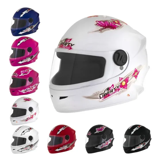 Capacete Moto Infantil Pro Tork  Kids Princesa 54 Menina (o) — foto 2