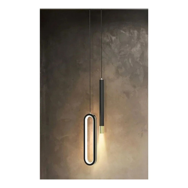 Pendente Minimalista Moderno Luminária Luxuoso Quarto 3 Em 1 Pendente Minimalista Moderno Luminária Luxuoso Quarto 3 Em 1