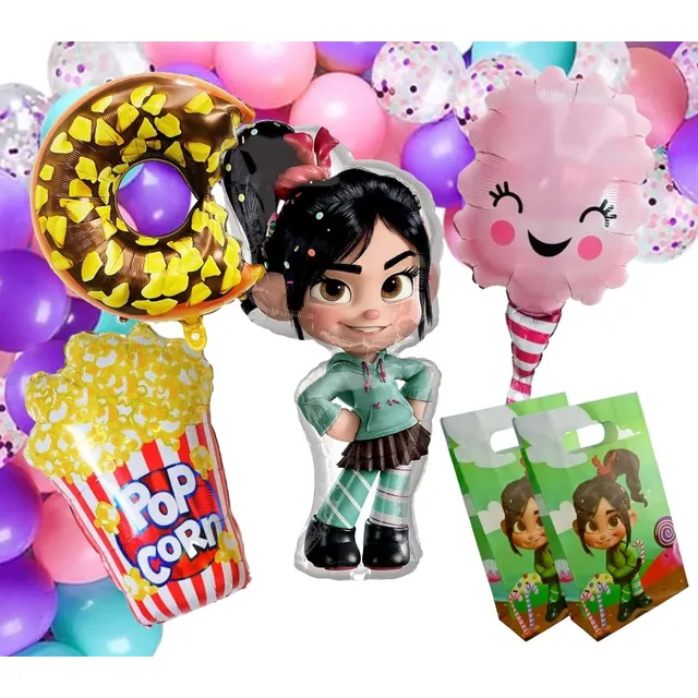 Globo Vanelope Ralph Demoledor Fiesta Niña Vanellope Princes