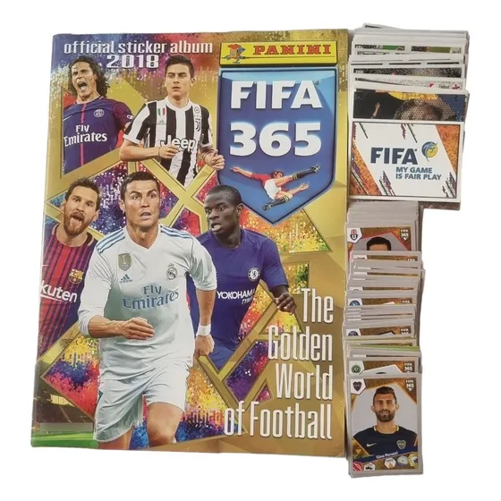 Álbum Fifa 365 2018 Panini + 350 Láminas Para Pegar