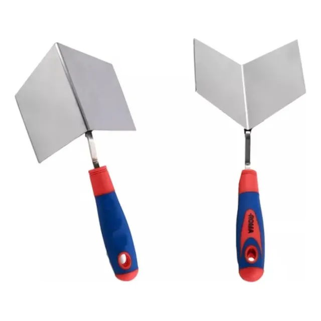 Kit Desempenadeira Inox Canto Interno E Externo Roma