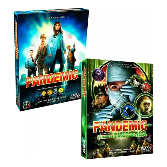 Pandemic El Juego De Tablero + Expansion En Español Combo