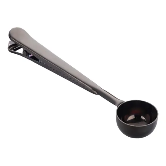 Cuchara Medidora Café Té Leche Clip Sellador Empaque Acero