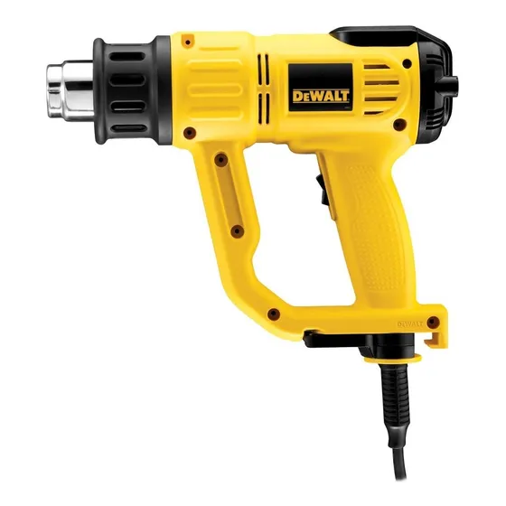 Pistola De Calor 2000w Con Pantalla Lcd Dewalt D26414 Amarillo