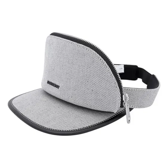 Gorra Visera Burberry Con Bolsillo Cremallera, Talla Mediana