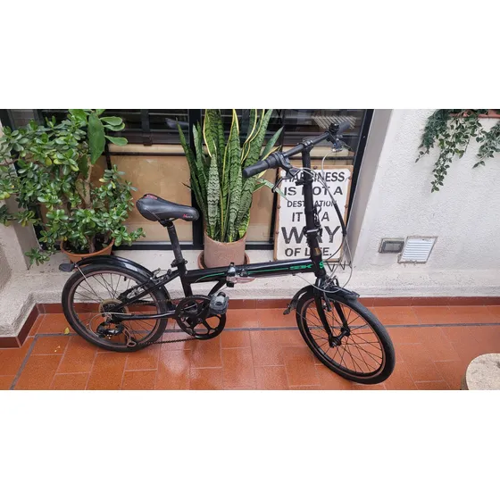 Bicicleta Plegable Sbk Negro/verde
