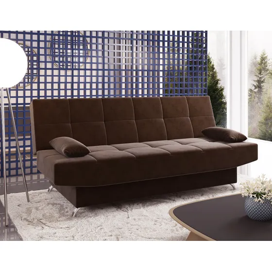 Sofa Cama Living Sillon Reclinable Microfibra Glamour 4208