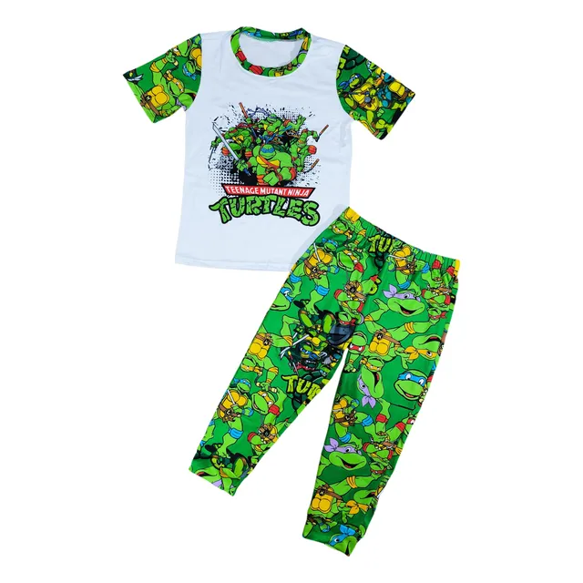 Pijama Niños Minecraft,sonic,goku,mario,batman,spiderman