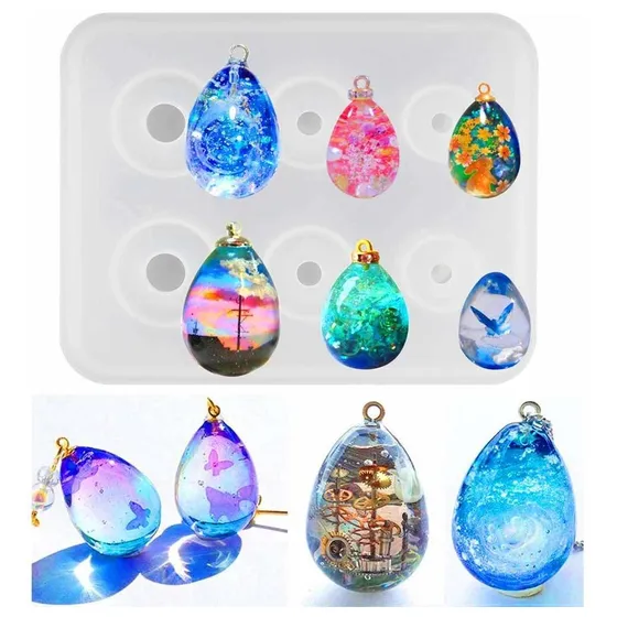 Moldes De Resina De Silicona Llavero De Joyería  Bola ...