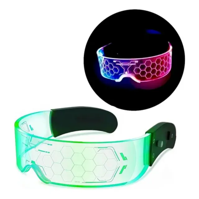 Lente Show Robot Nave Anteojo Premium Cotillon Luminoso
