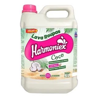 Lava Roupas Liquido Coco 5l Harmoniex Lava Roupas Liquido Coco 5l Harmoniex