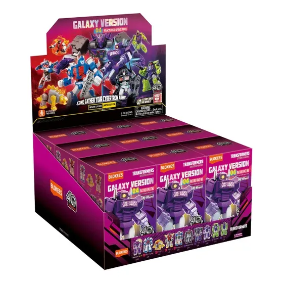 Transformers Galaxy Ver 4 Blokees Mini Model Kit Caja De 9