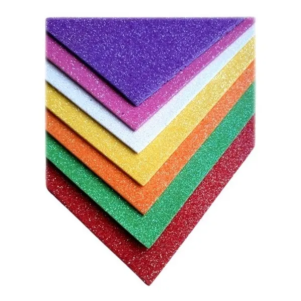 Foamy Escarchado Y Tornasol Carta 3mm De Espesor