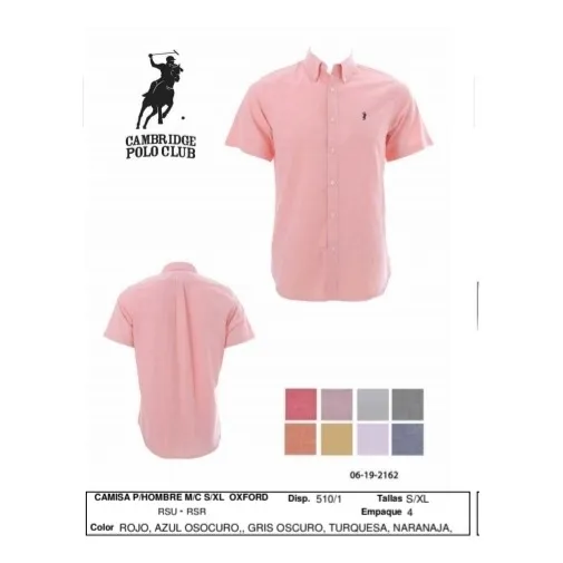 Camisa Tela Caballero Polo Club Importada