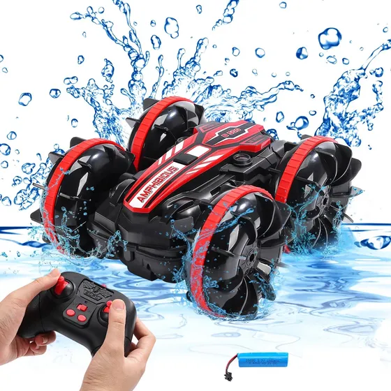 Carro Control Remoto - Anfibio Todo Terreno Acrobático 4wd