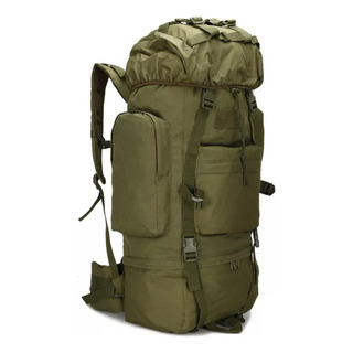 Mochila Tactica Grande Con Soporte Lumbar Maleta Viaje 72l Mochila Tactica Grande Con Soporte Lumbar Maleta Viaje 72l