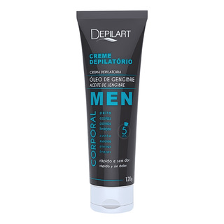 Creme Depilatório Corporal Men 120g Óleo Gengibre Depilart Creme Depilatório Corporal Men 120g Óleo Gengibre Depilart