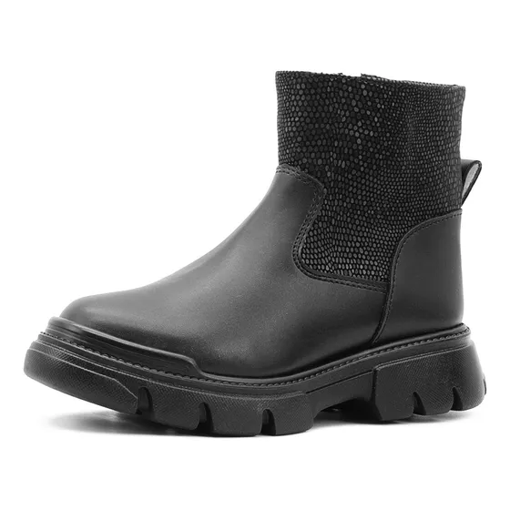 Botin Para Mujer Casuales Moda Con Plataforma Karsten Negro