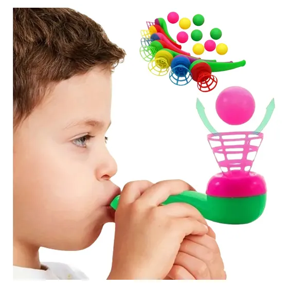Juguete Sopla Bolas Para Dominar Equilibrio, Colores