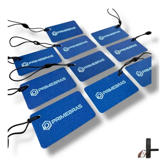 Kit 10 Tag Chaveiro Cartão Proximidade Mifare Rfid 13,56mhz