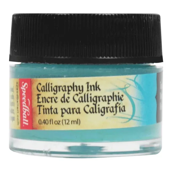 Tinta Nankin Caligrafia 12ml Speedball Verde Azulado 3106