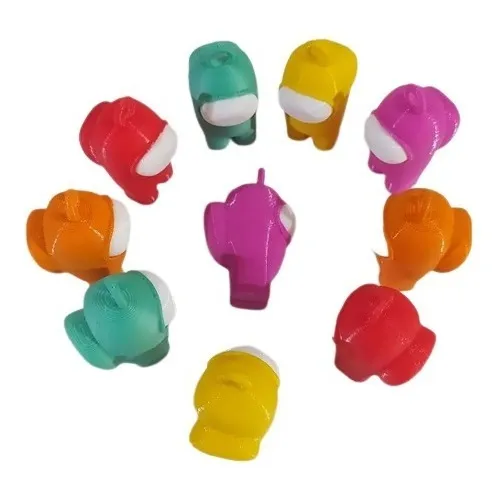 Llavero De Juego Among Us Souvenir Regalo Para Niño X10 