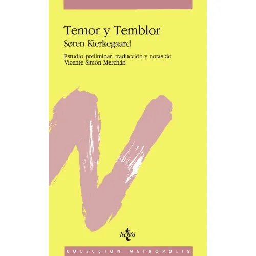 Livro Temor Y Temblor De Sören Aaby Kierkegaard, Vicente Sim