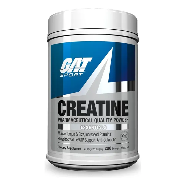 Creatina Monohidrata De Alta Calidad, Gat Sport, 200 Servici