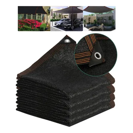 Tela Sombreamento Cobrir Garagem Piscina 4x6 Sombrite 90% Preto