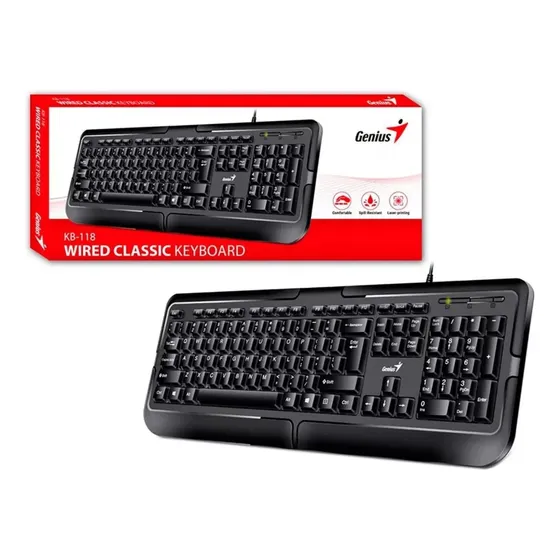 Teclado Usb Genius Kb-118 Ii