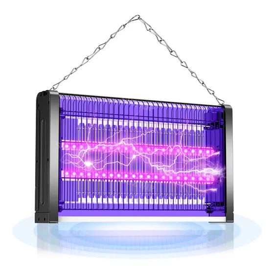 Lampara Mata Mosquitos SUZWIP GA-002M Negro Eléctrico 20w Repelente Mosca Atrapa Led Para Interiores 10 Años De Vida Útil Sostenible Y Bajo Consumo Mata Mosquitos De Alto Voltaje 3200v