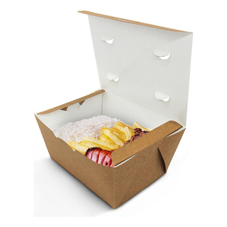 Caixa Embalagem G Delivery Porção Fritas Salgados 50un Caixa Embalagem G Delivery Porção Fritas Salgados 50un