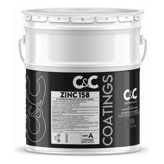 Fondo Epoxico Inorgánico Rico En Zinc 158 C&c Coatings Cuñ