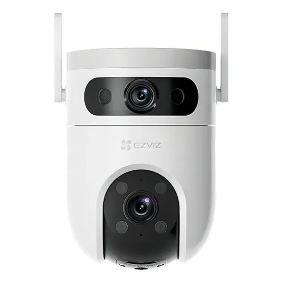 Ezviz Cámara Pt Doble Lente 6 Mp (3mp+3mp) Cs-h9c/6mp Ia Detección Humana Y Vehículo Visión Nocturna A Color Vista Simultánea De Cámara Pt Y Fija Audio Bidireccional