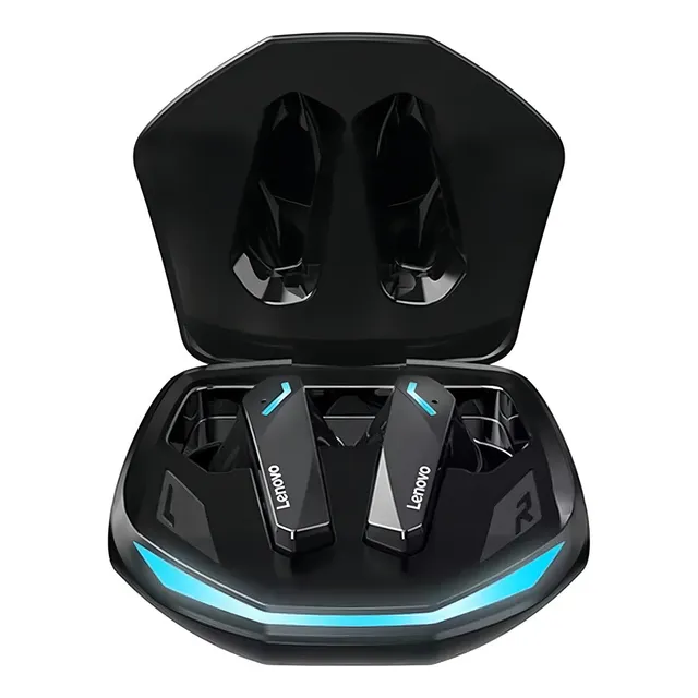 Auriculares Bluetooth Lenovo Gm2 Pro, color negro