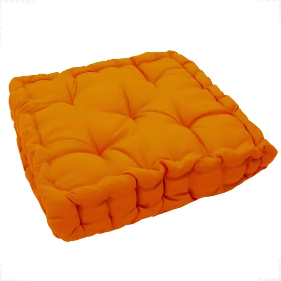 Almofada Cheia Futon Alta Turca Cor Lisa 40x40x10cm